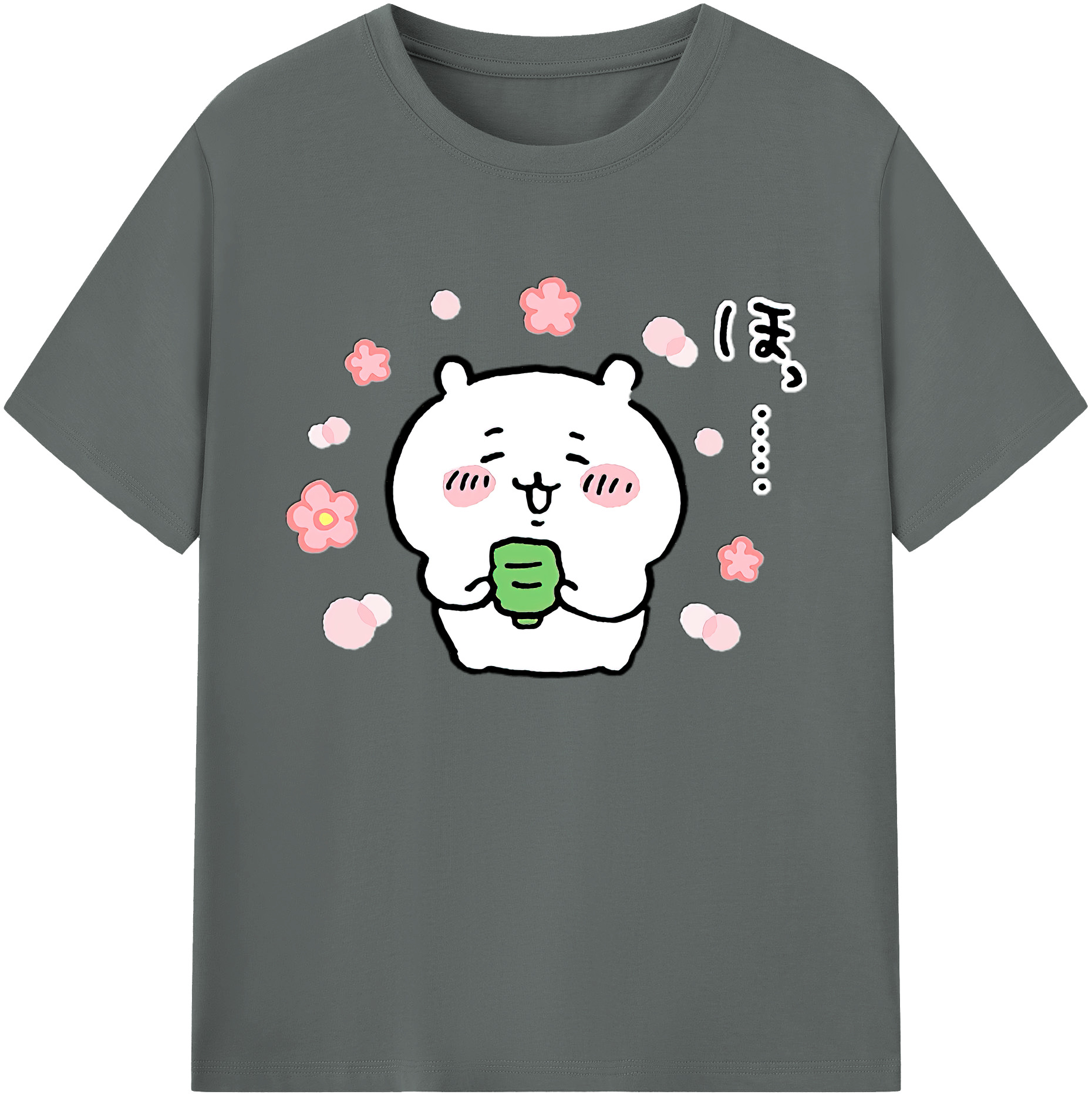 （画像用） ちいかわ ちいかわ Chii-kawa chiikawa 綿100％ メンズ半袖Tシャツ｜肌触りやわらか＆通気性